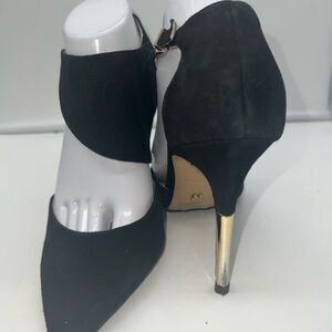 Victoria’s Secret Suede‎ Metal Heel Sexy Cut Out Shoe